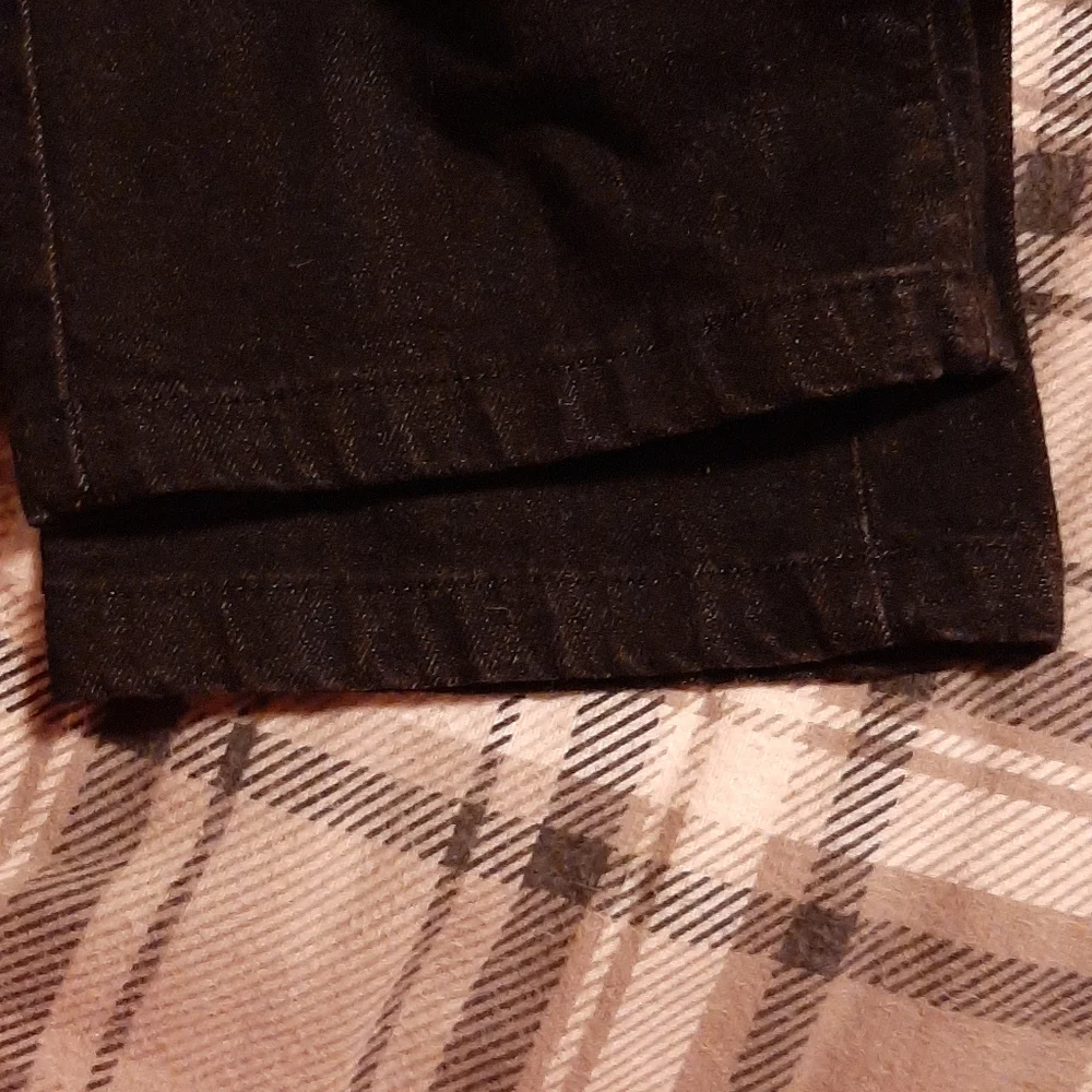 Lauren by Ralph Lauren Black Denim Straight Leg Jeans Size 6 Classic Normcore